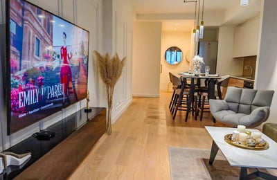 Rental of a modern 3-room apartment, 81 m², Belgrade, Serbia